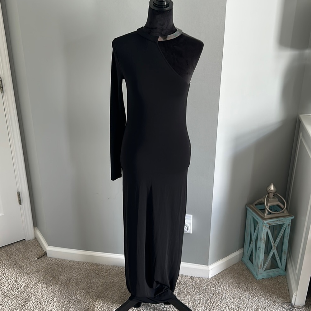 Sexy black maxi dress/gown size small